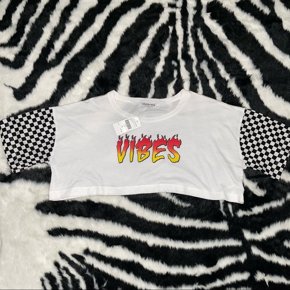 Good Vibes Only Crop Top